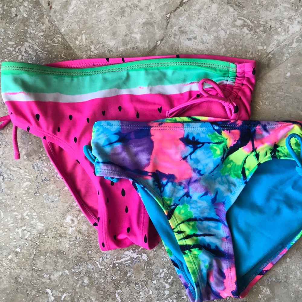 Justice Bikini bottoms girls